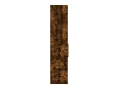 Aparador de madera de ingeniería roble ahumado 45x42,5x185 cm