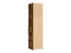 Aparador de madera de ingeniería roble ahumado 45x42,5x185 cm