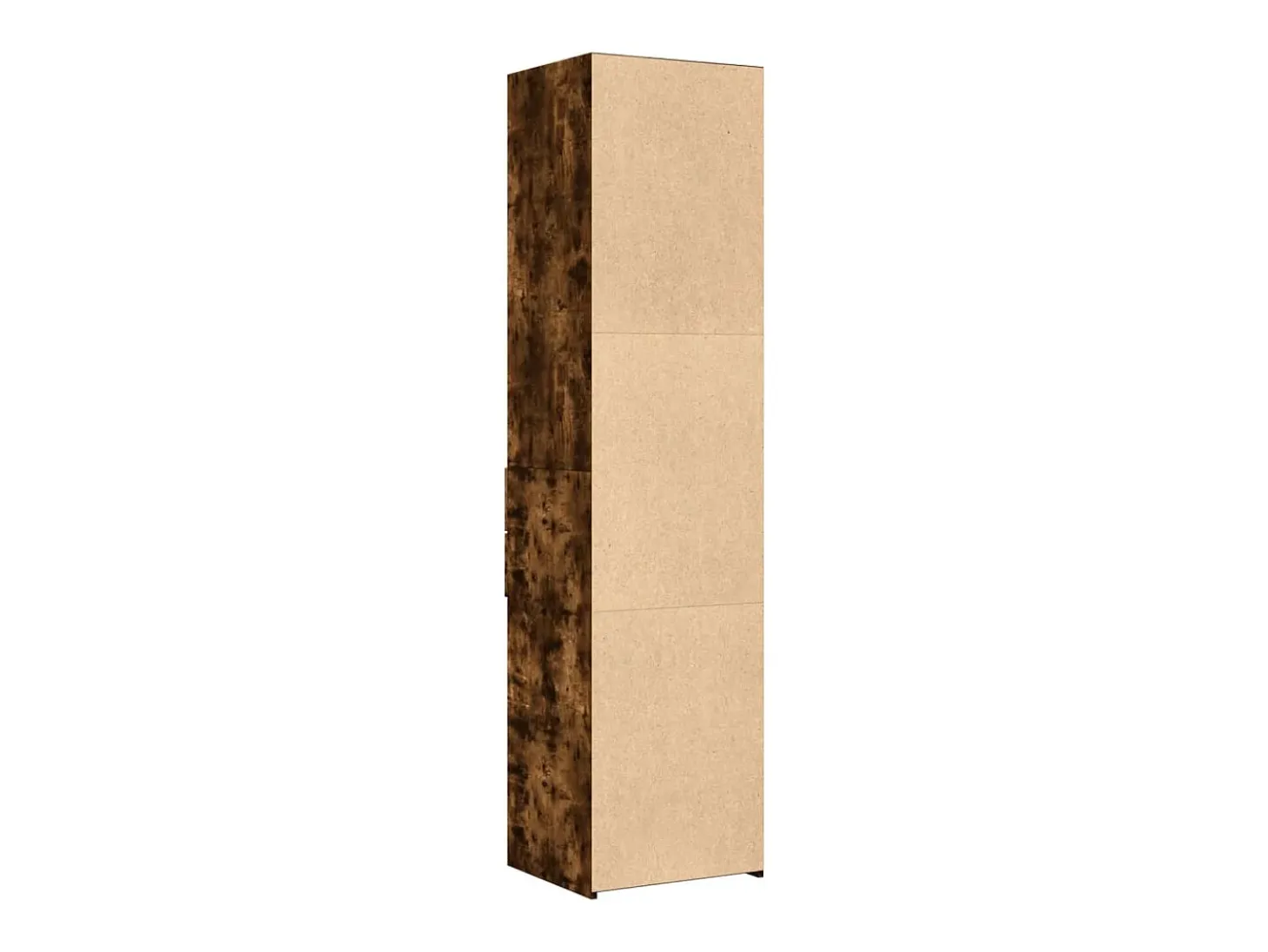 Aparador de madera de ingeniería roble ahumado 45x42,5x185 cm
