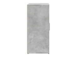 Aparador de madera de ingeniería gris hormigón 60x31x70 cm