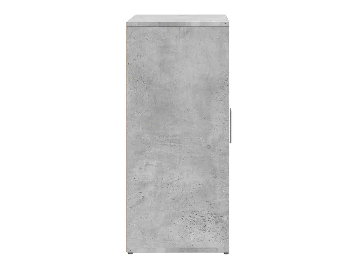 Aparador de madera de ingeniería gris hormigón 60x31x70 cm