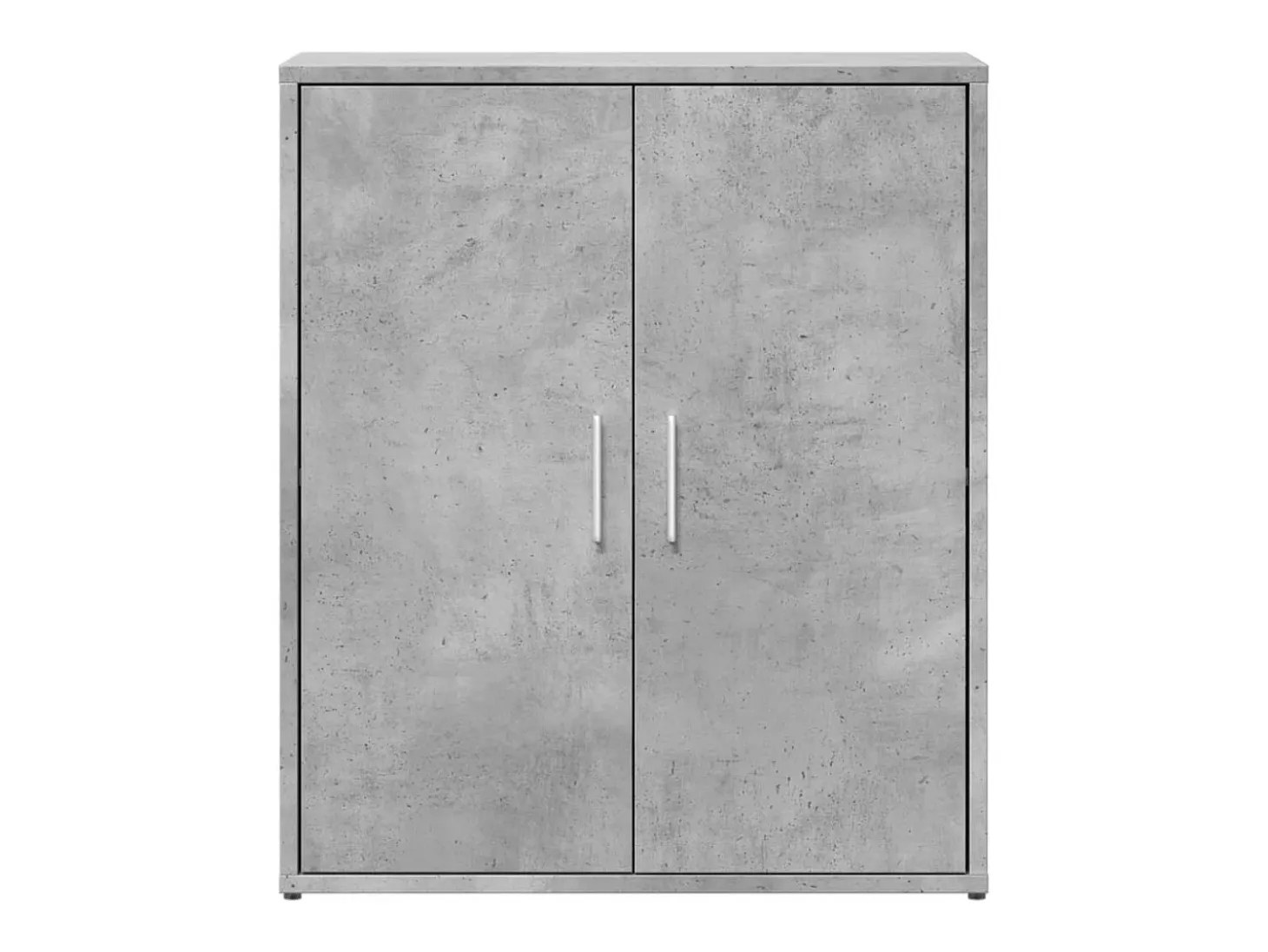 Aparador de madera de ingeniería gris hormigón 60x31x70 cm