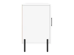 Aparador de madera de ingeniería blanco 100x36x60 cm