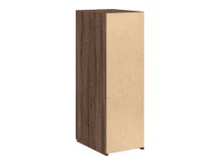 Aparador de madera de ingeniería marrón roble 30x42,5x93 cm