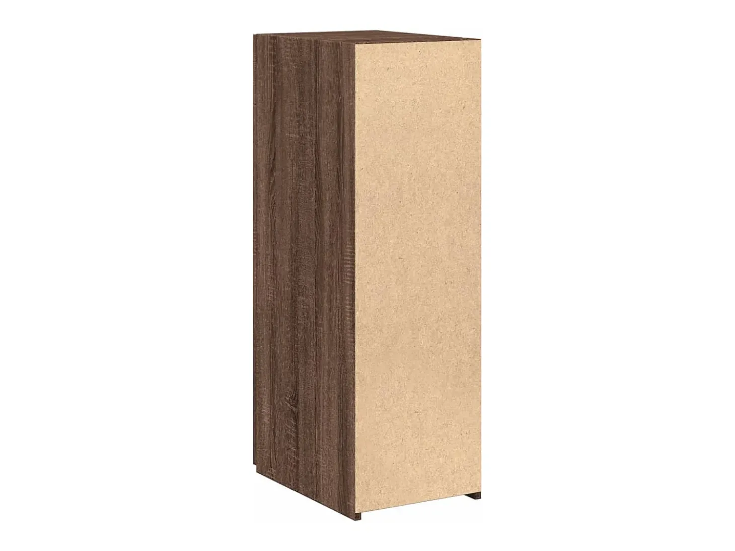 Aparador de madera de ingeniería marrón roble 30x42,5x93 cm