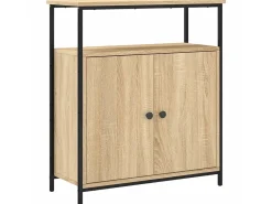 Aparador de madera de ingeniería roble Sonoma 70x30x80 cm ES50250