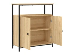 Aparador de madera de ingeniería roble Sonoma 70x30x80 cm ES50250
