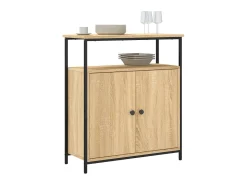 Aparador de madera de ingeniería roble Sonoma 70x30x80 cm ES50250