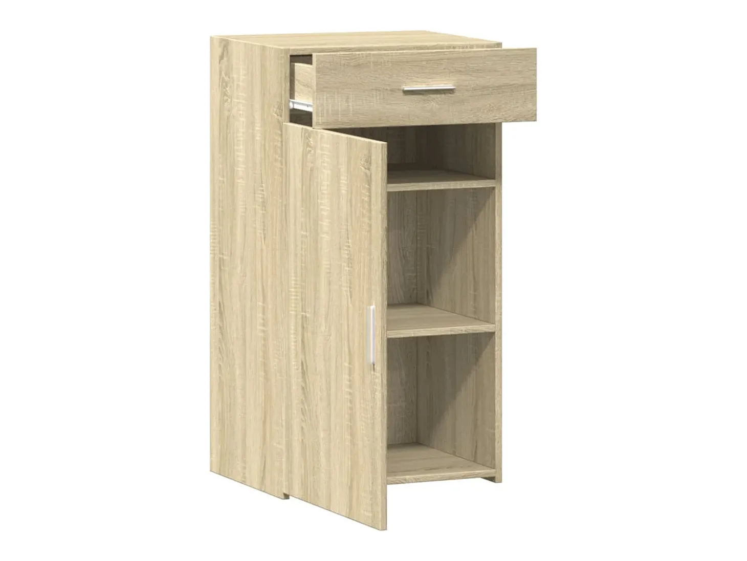 Aparador de madera de ingeniería roble Sonoma 50x42,5x93 cm