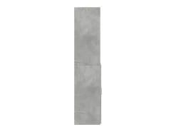 Aparador de madera de ingeniería gris hormigón 80x42,5x185 cm