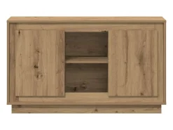 Aparador de madera de ingeniería roble artisan 102x35x60 cm
