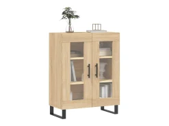 Aparador de madera de ingeniería roble Sonoma 69,5x34x90 cm