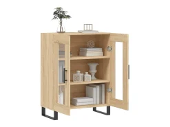 Aparador de madera de ingeniería roble Sonoma 69,5x34x90 cm