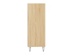 Aparador de madera de ingeniería roble Sonoma 34,5x32,5x90 cm ES16145