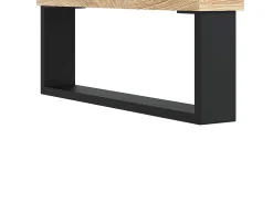 Aparador de madera de ingeniería roble Sonoma 101,5x35x70 cm