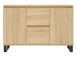 Aparador de madera de ingeniería roble Sonoma 101,5x35x70 cm