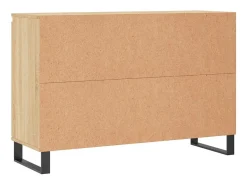 Aparador de madera de ingeniería roble Sonoma 101,5x35x70 cm