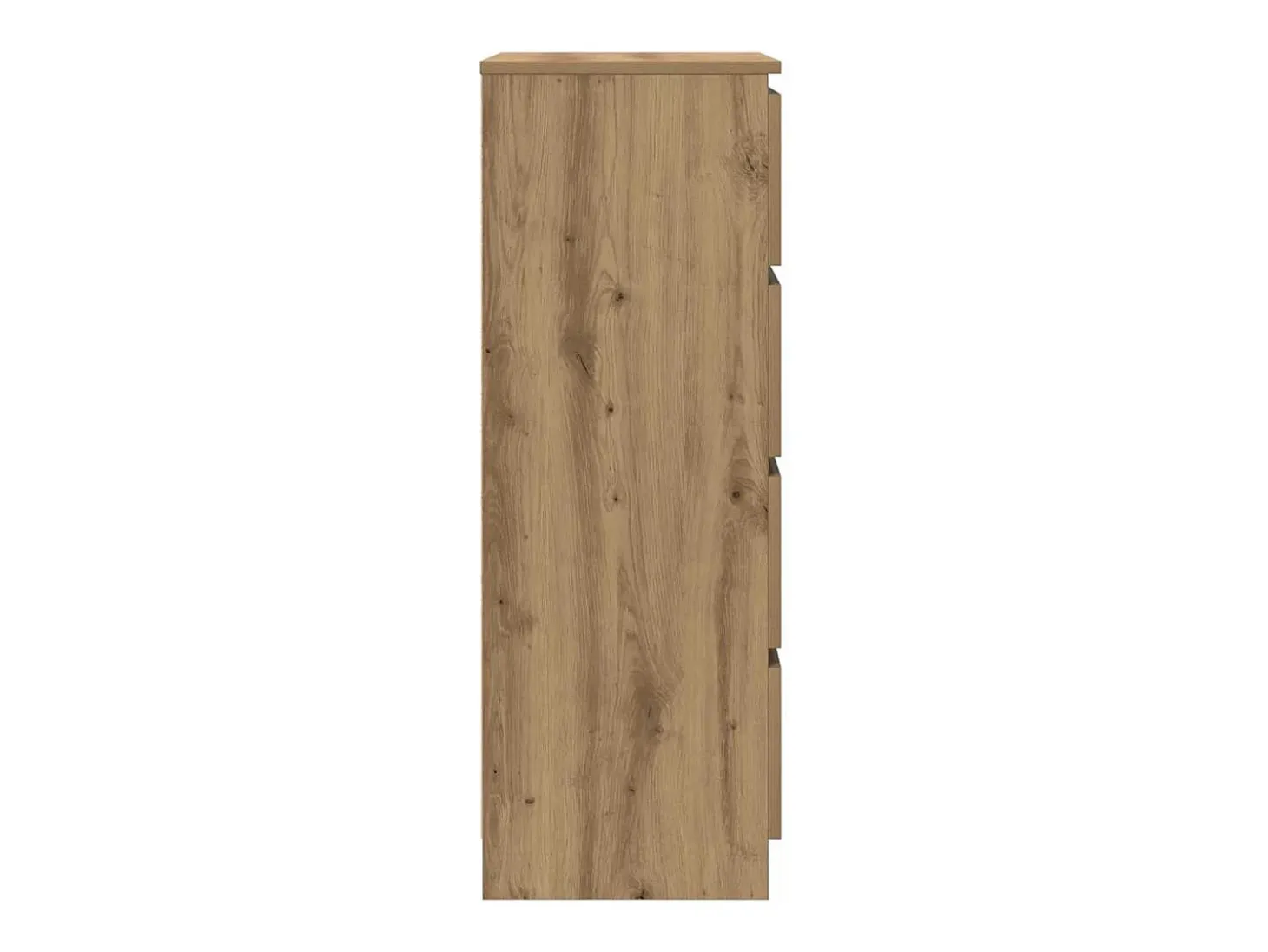 Aparador de madera de ingeniería roble artisan 60x35x98,5 cm