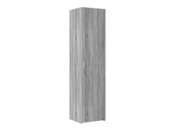 Aparador de madera de ingeniería gris Sonoma 45x42,5x185 cm
