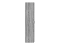 Aparador de madera de ingeniería gris Sonoma 45x42,5x185 cm