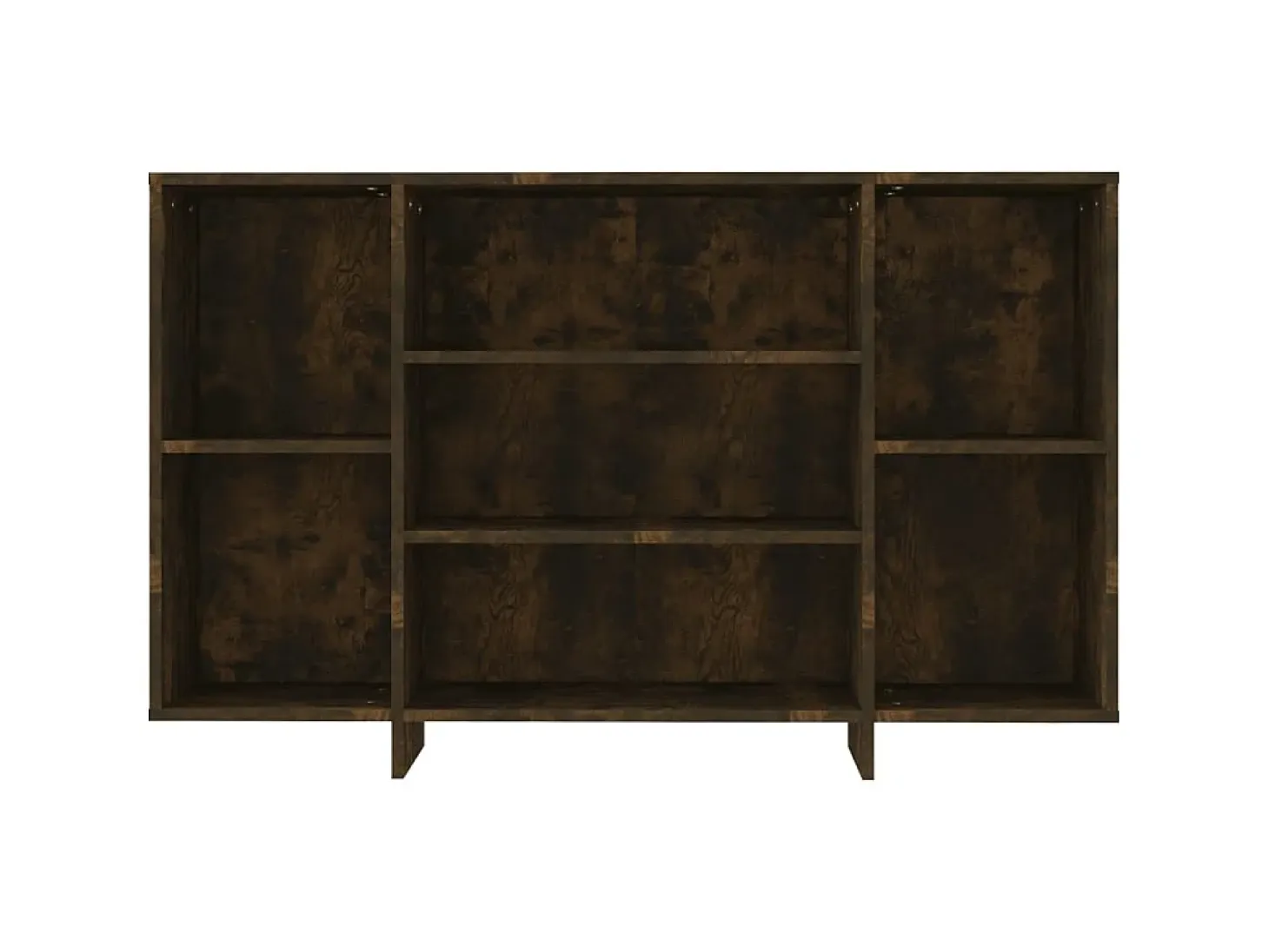 Aparador de madera de ingeniería roble ahumado 120x30x75 cm ES33669