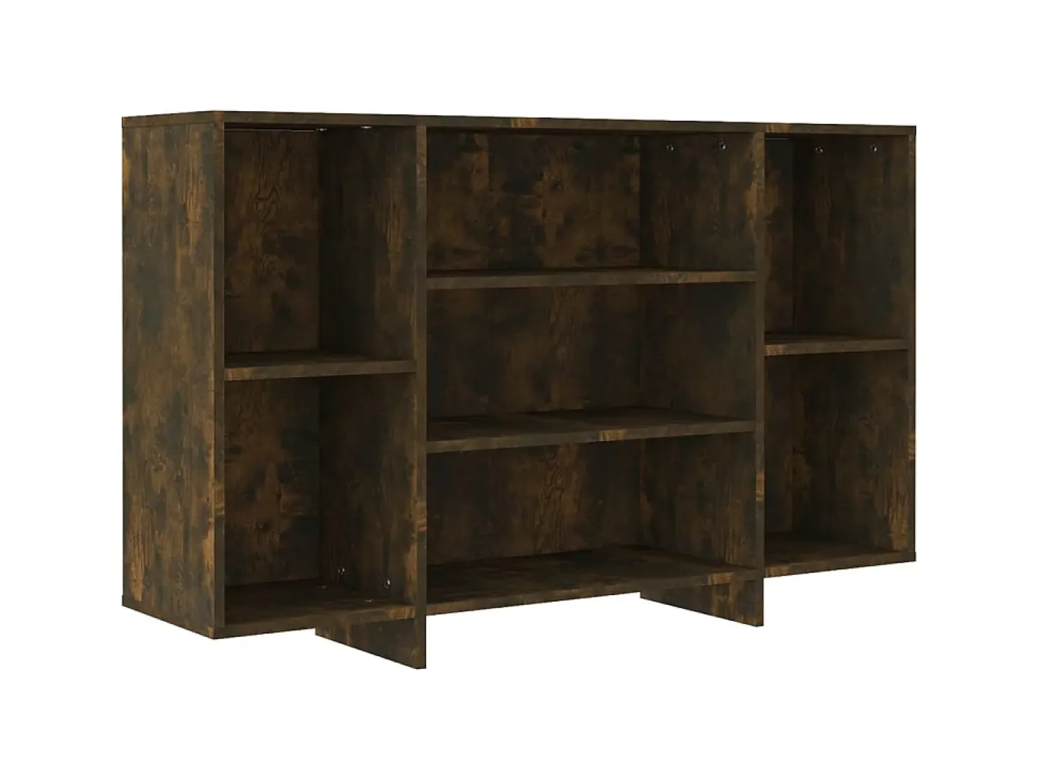 Aparador de madera de ingeniería roble ahumado 120x30x75 cm ES33669