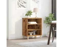 Aparador de madera de ingeniería envejecida 57x35x75 cm