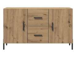 Aparador de madera de ingeniería roble artisan 100x36x60 cm