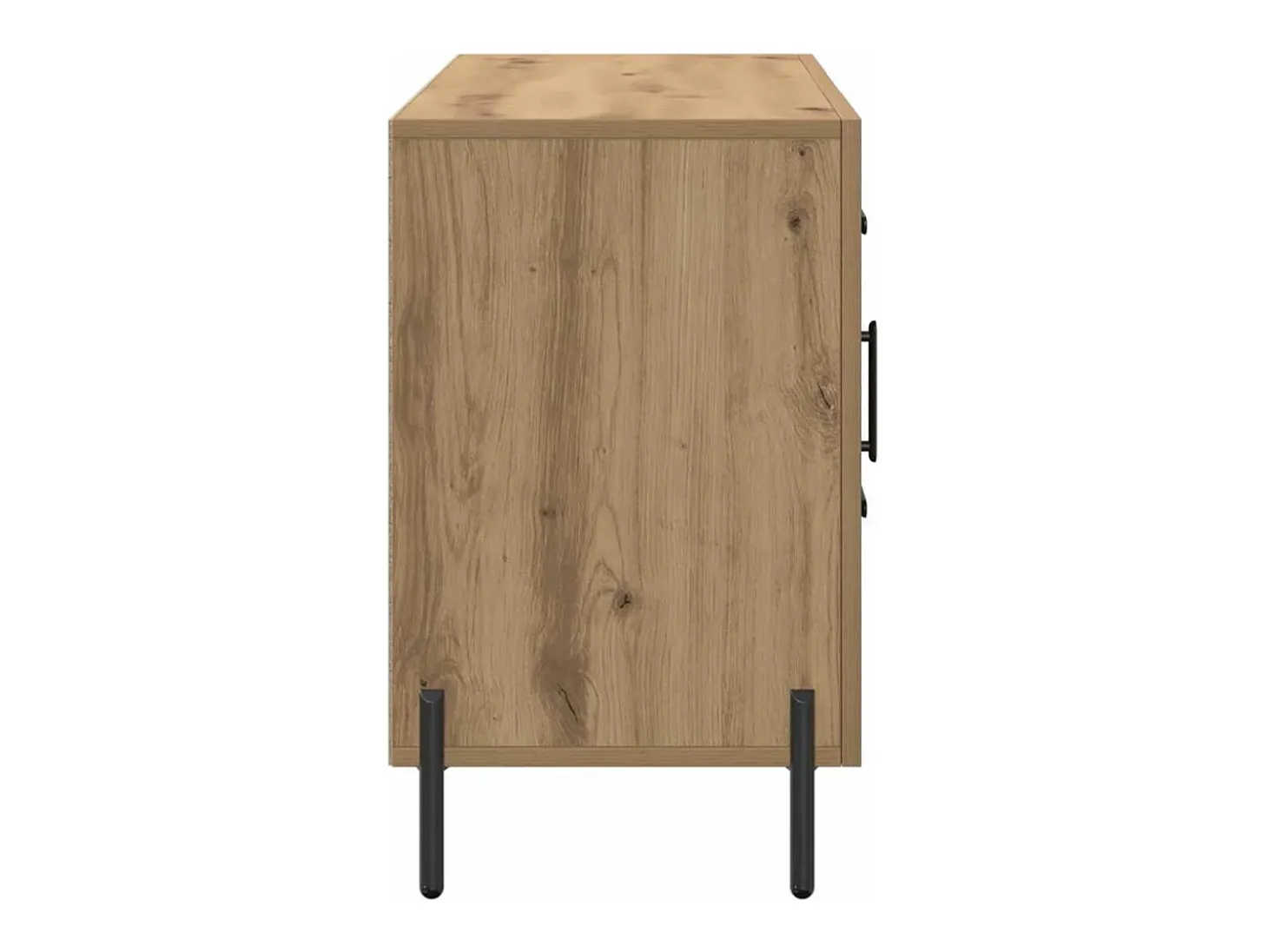 Aparador de madera de ingeniería roble artisan 100x36x60 cm