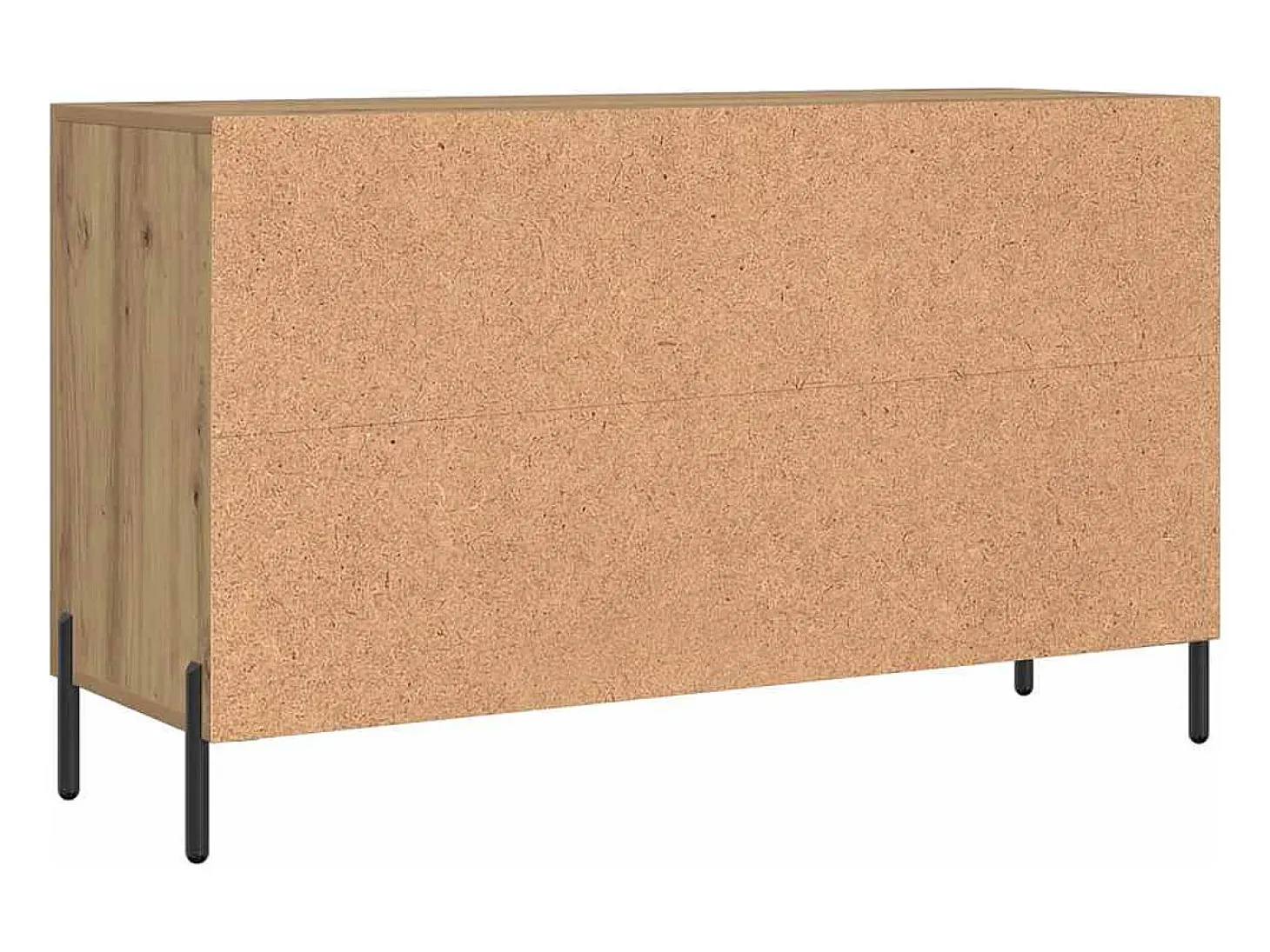 Aparador de madera de ingeniería roble artisan 100x36x60 cm