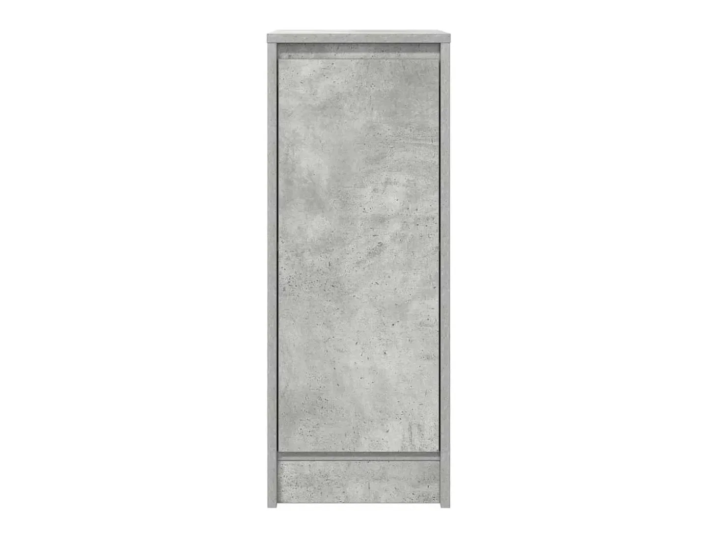 Aparador de madera de ingeniería gris hormigón 29,5x34x76 cm