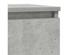 Aparador de madera de ingeniería gris hormigón 29,5x34x76 cm