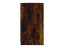 Aparador de madera de ingeniería roble ahumado 70x40,5x75 cm