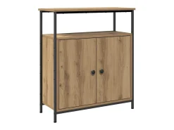 Aparador de madera de ingeniería roble artisian 70x30x80 cm