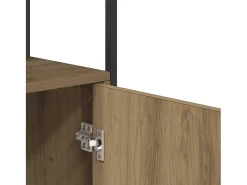 Aparador de madera de ingeniería roble artisian 70x30x80 cm