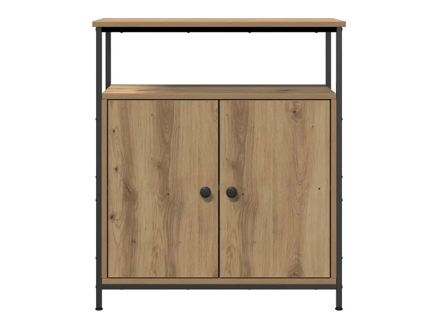 Aparador de madera de ingeniería roble artisian 70x30x80 cm