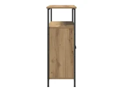 Aparador de madera de ingeniería roble artisian 70x30x80 cm
