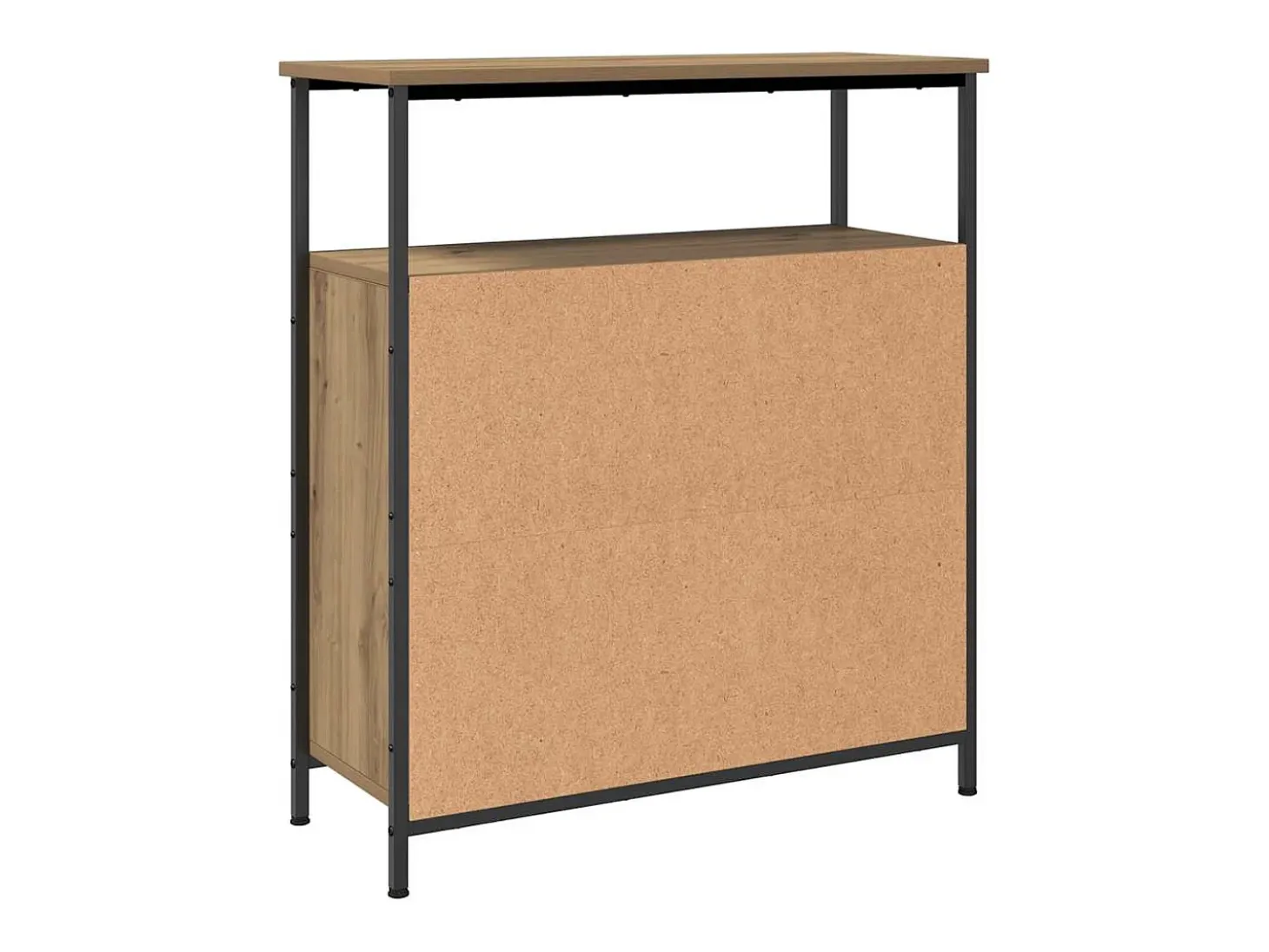 Aparador de madera de ingeniería roble artisian 70x30x80 cm