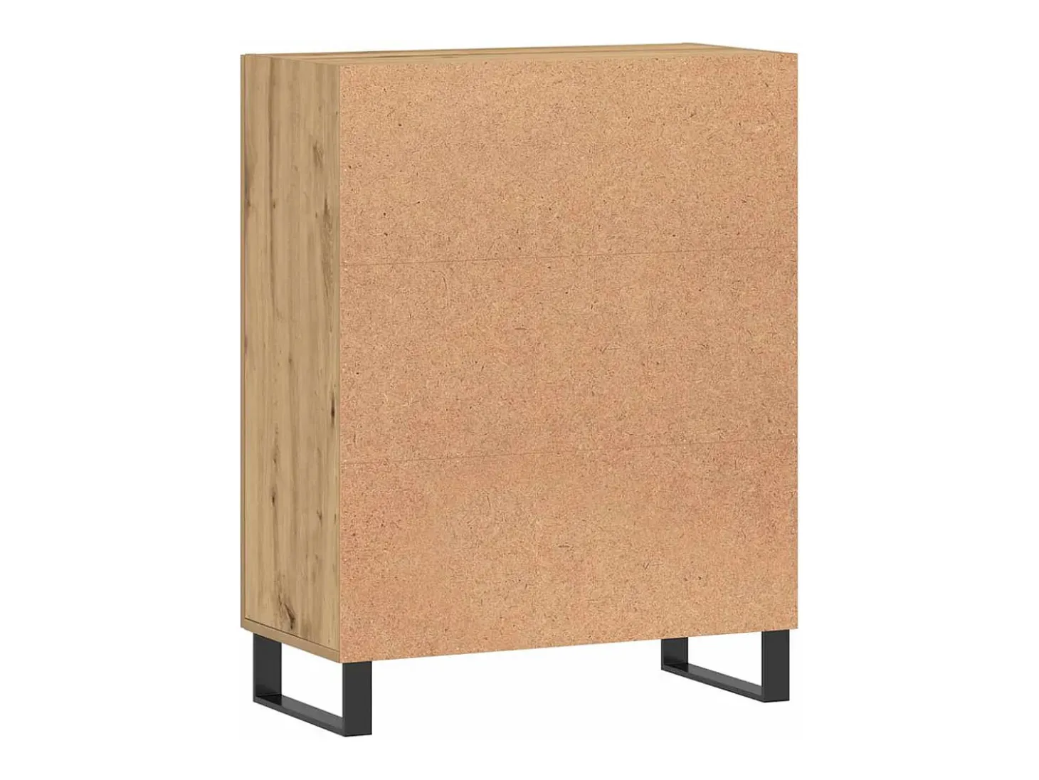 Aparador de madera de ingeniería roble artisan 69,5x34x90 cm