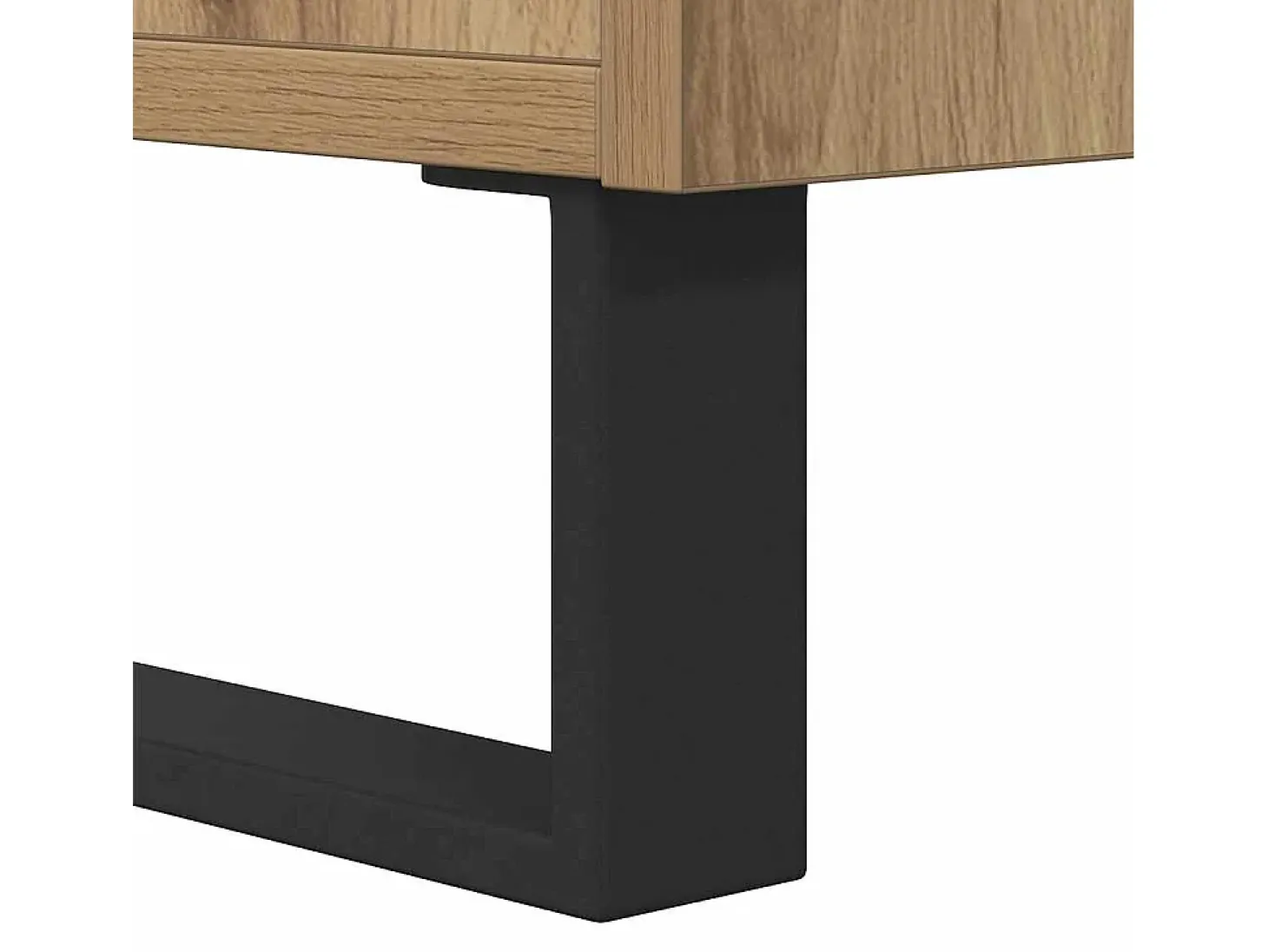 Aparador de madera de ingeniería roble artisan 69,5x34x90 cm