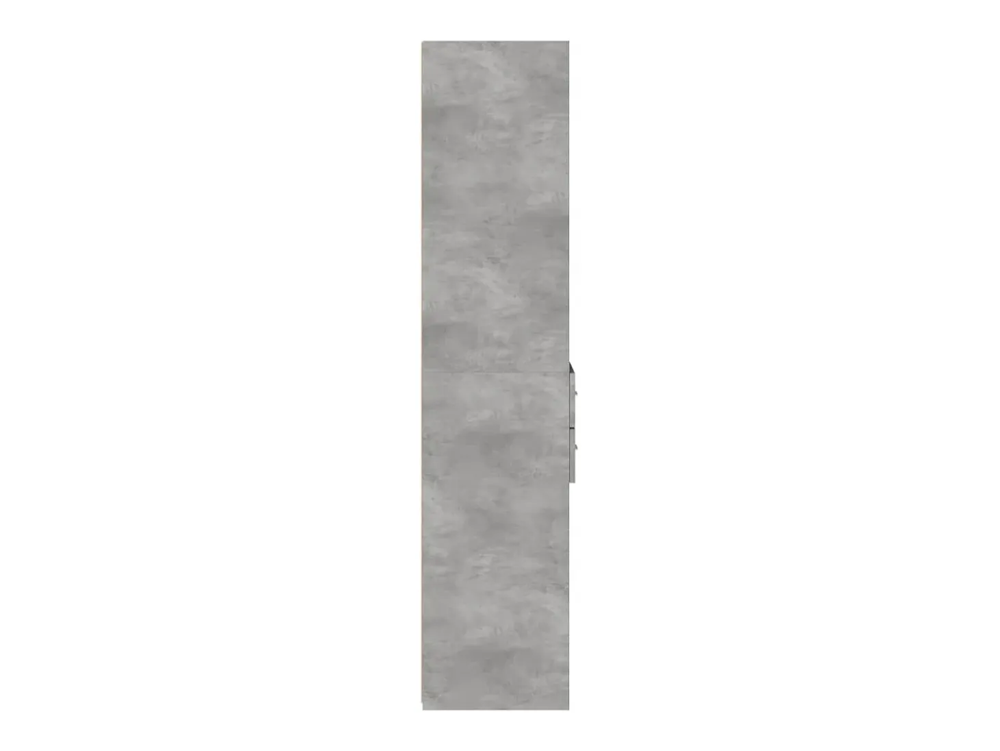 Aparador de madera de ingeniería gris hormigón 40x42,5x185 cm