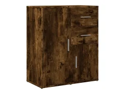 Aparador de madera de ingeniería roble ahumado 60x31x70 cm ES986324