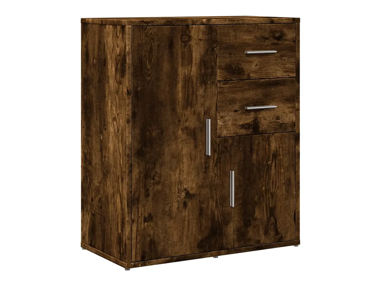 Aparador de madera de ingeniería roble ahumado 60x31x70 cm ES986324