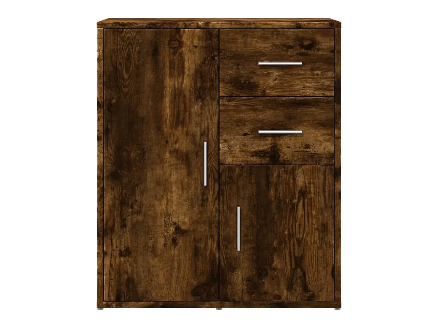 Aparador de madera de ingeniería roble ahumado 60x31x70 cm ES986324