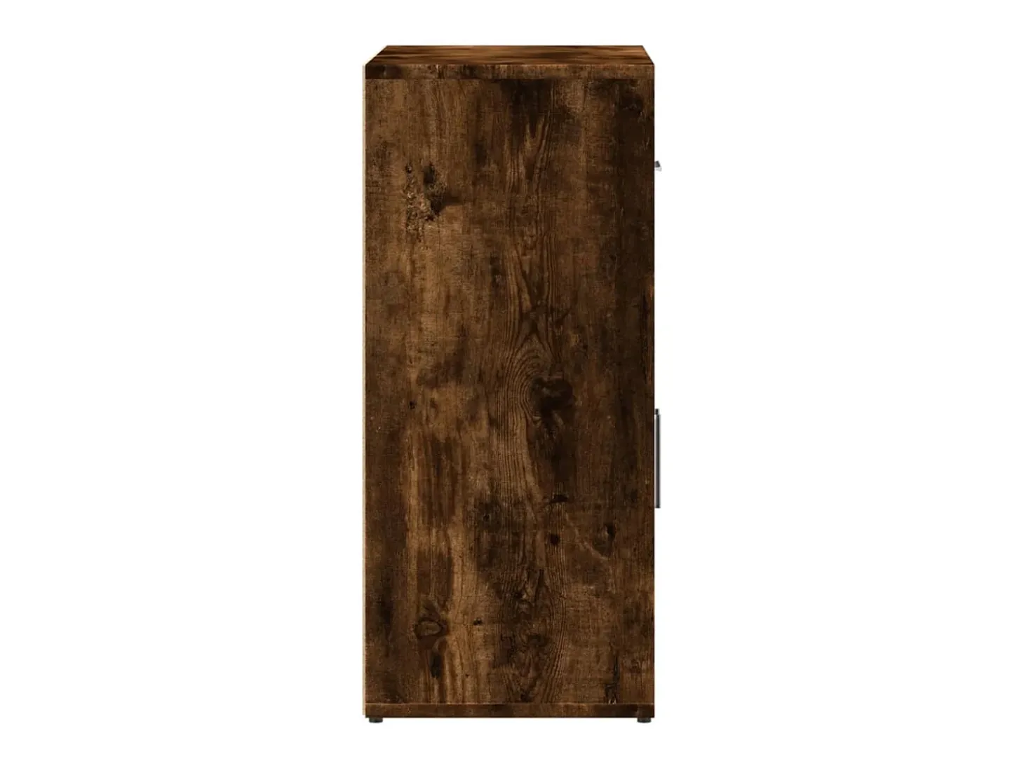 Aparador de madera de ingeniería 2 uds roble ahumado 60x31x70cm