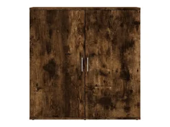 Aparador de madera de ingeniería roble ahumado 79x38x80 cm ES964867