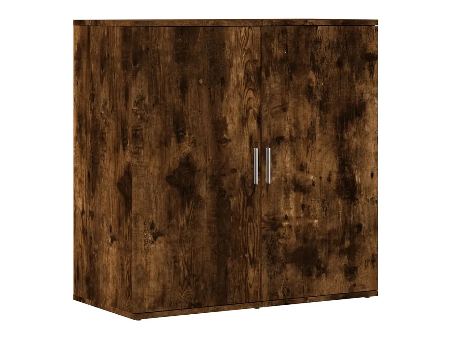 Aparador de madera de ingeniería roble ahumado 79x38x80 cm ES964867