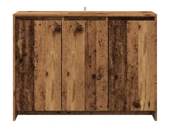 Aparador de madera de ingeniería envejecida 102x33x75 cm
