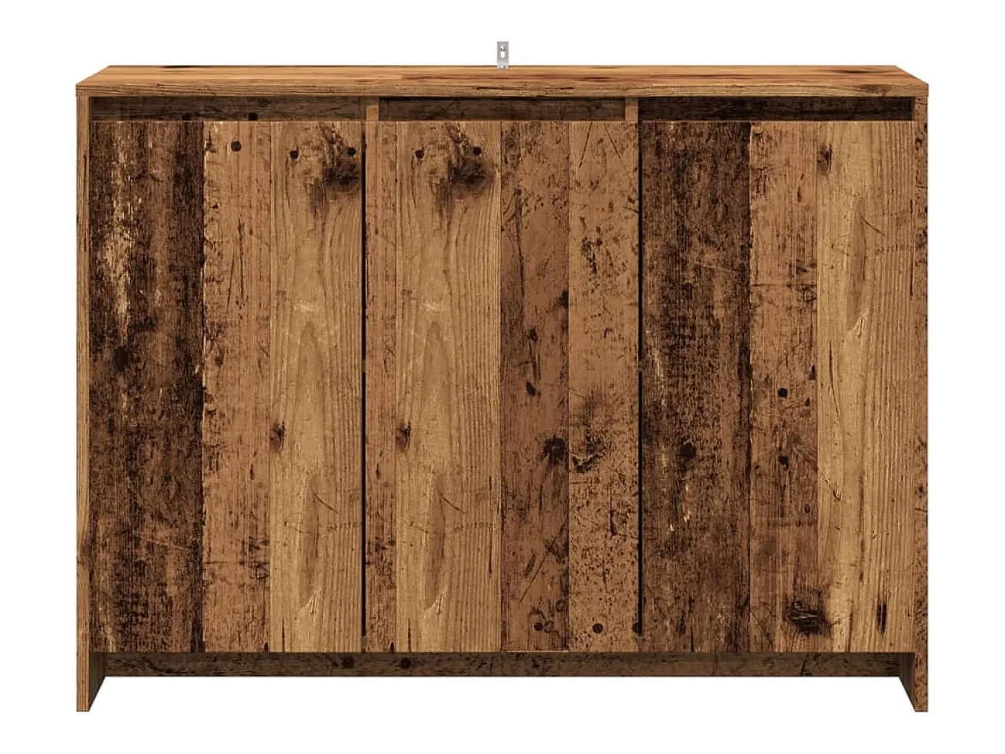 Aparador de madera de ingeniería envejecida 102x33x75 cm
