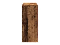 Aparador de madera de ingeniería envejecida 102x33x75 cm